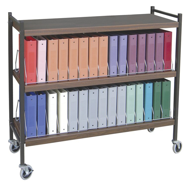 55'' H x 49.75'' W File Cart with Wheels