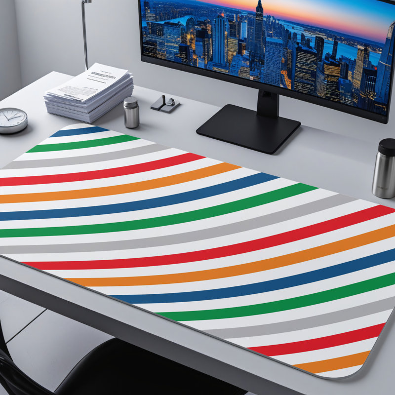 Polyester Desk Pad, 23.6x13.8