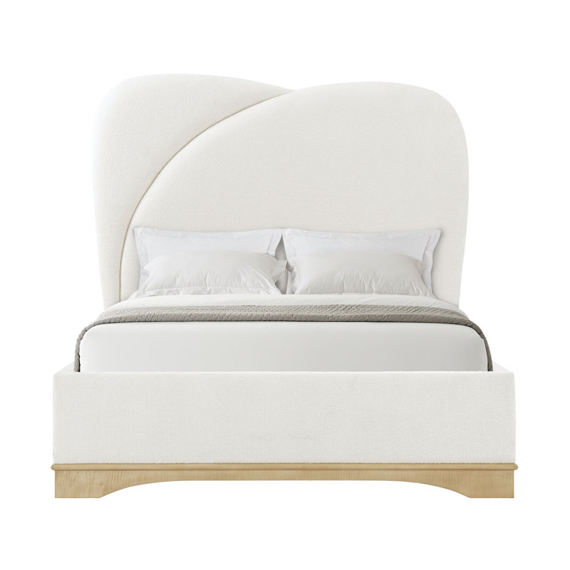 Origins Upholstered Bed, King, Sesame