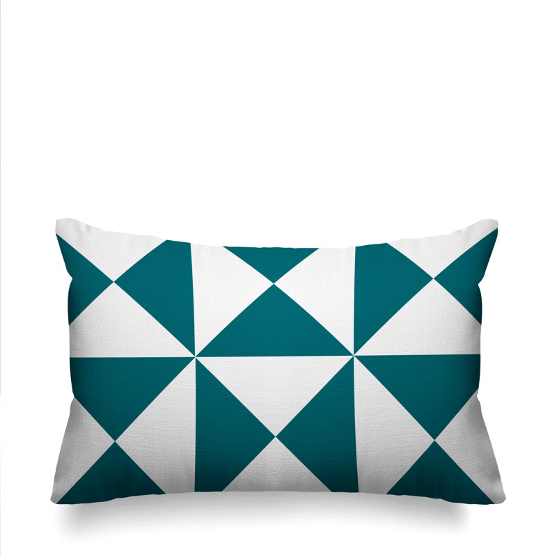 Coussin décoratif intérieur / extérieur Farrell, Vert