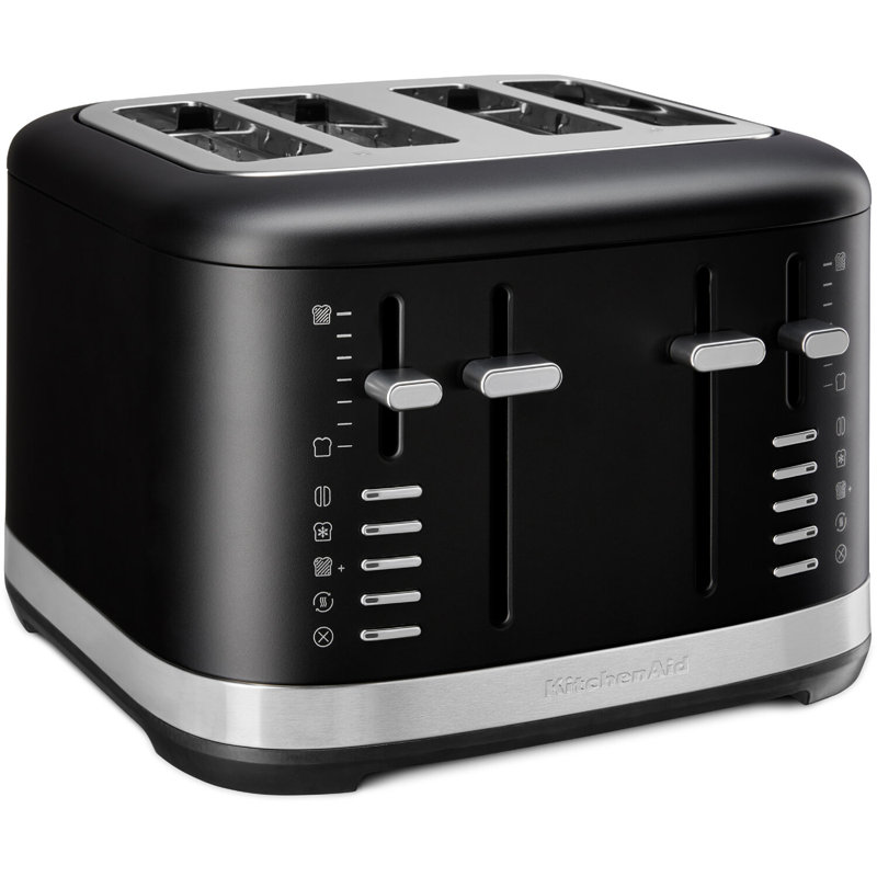 KitchenAid 4 Slice Toaster, Matte Black
