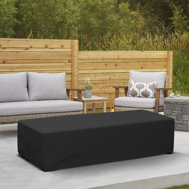 Outdoor Fire Pit Cover, 45.7cm H x 121.9cm W x 63.5cm D