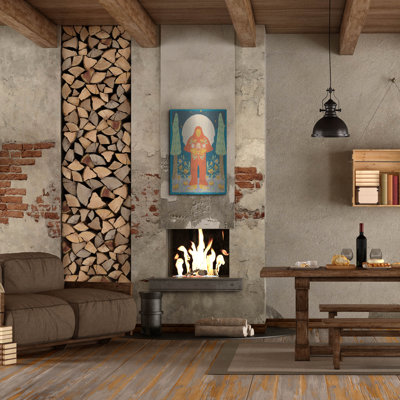 Art mural luxueux en métal «Legendary Giant» par Rachel Hallquist