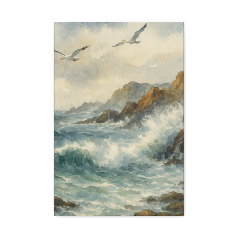 Aaroon Single Picture Frame Print on Canvas, 60.96 cm H x 40.64 cm W