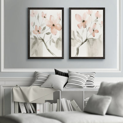 " Dogwood Dream I " by Vincent Van Gogh 2 Piece Art Painting