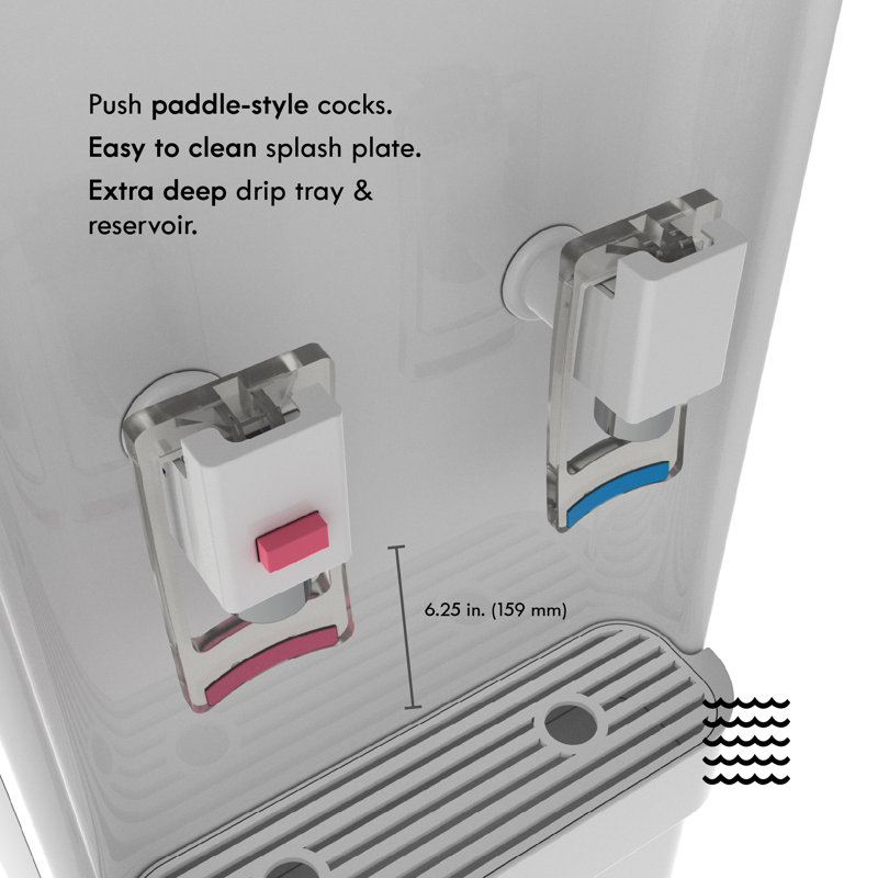 Distributeur d'eau chaude et froide électrique autoportant sans bouteille 6 Series