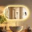 Oval Blutooth Led Mirror-1892066206