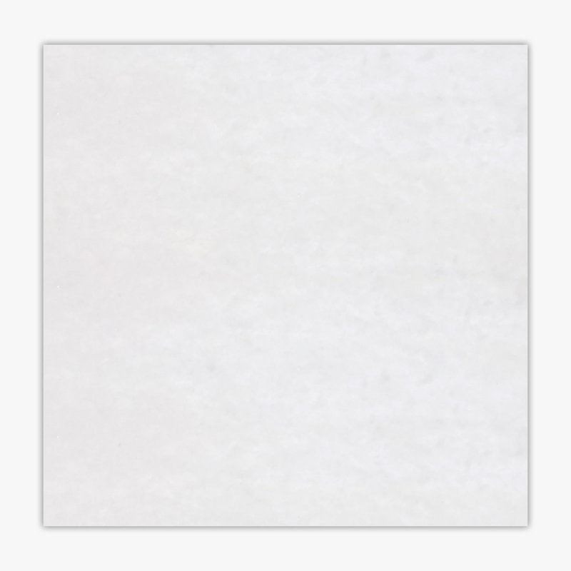 W x L Marble Tile Mosaic Sheet, Snow White Brushed
