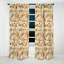 Motif bohème désert Sandy beige - rideau boho - rideau occultant abstrait - 1 panneaux-107555496