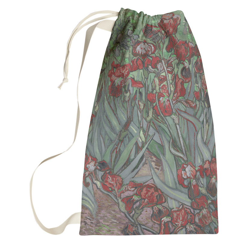 Sac à linge irises Browerville, Petit (H 64 po x l 20 po x P 1,5 po), Rouge