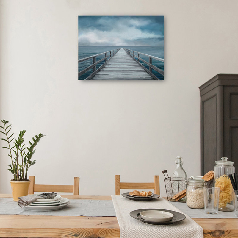 «Blue Horizon» par Studio Arts, reproduction d'art sur toile, H 27 po x l 36 po