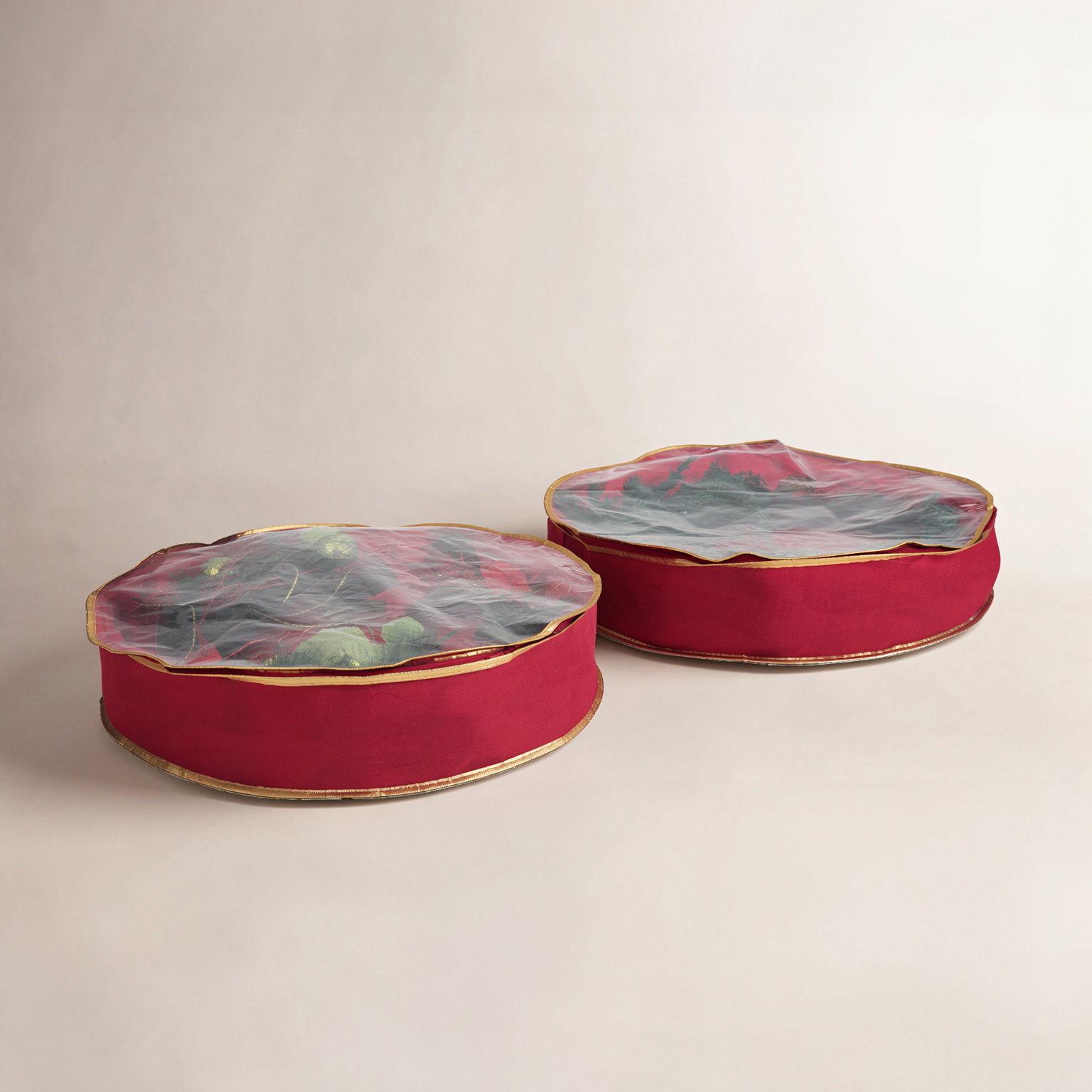 Wreath Storage, 6.3" H x 24" W x 24" D