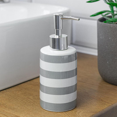 Harbour Housewares - Ceramic Bathroom Accessories Set - 3 Pieces