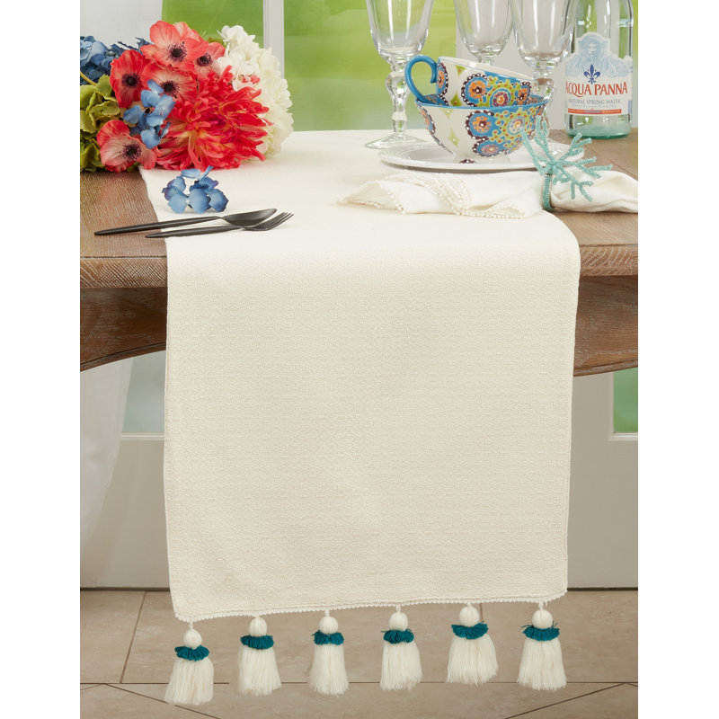 Chemin de table Olivia, Bleu sarcelle