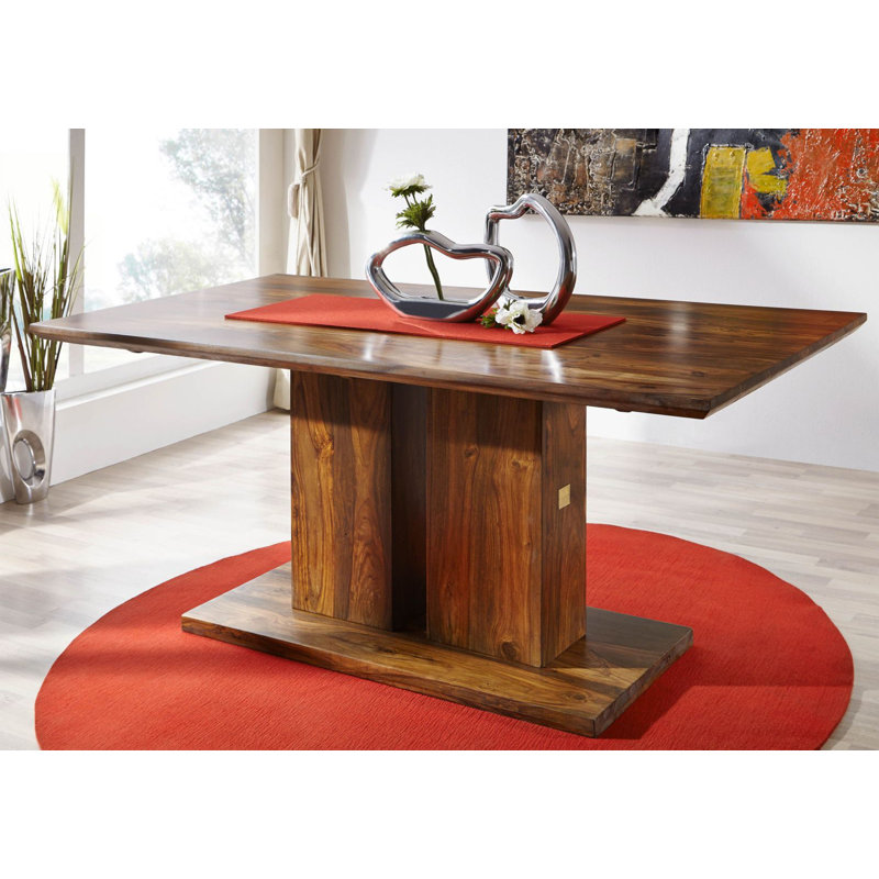 Duke Solid Wood Dining Table, H76 x L180 x W90cm