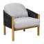 Fauteuil club d'extérieur en bois Grotta-1625183891