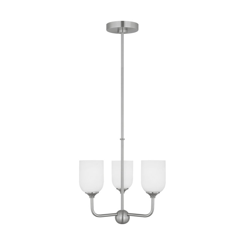 Petit lustre Émile de génération Lighting , Noir mat, Non