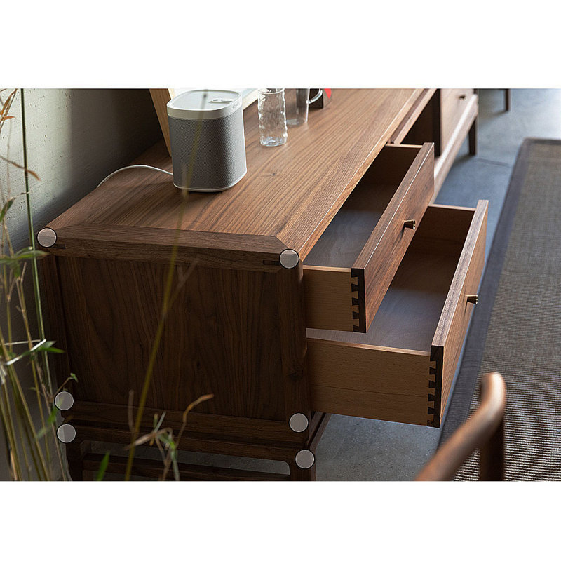 Multi-functional drawer TV audio-visual cabinet