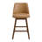  Rowan 26" Swivel Counter Stool, Walnut Finish w/ Brown Vegan Leather