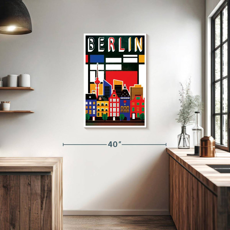 Affiche rétro de Berlin, Berlin
