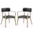 Bittor Faux Leather Armchair-319004838