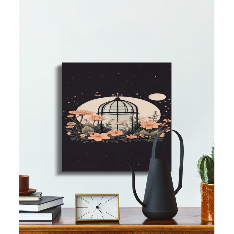 Rosenbloom Wrapped Canvas Print Set, 16x16