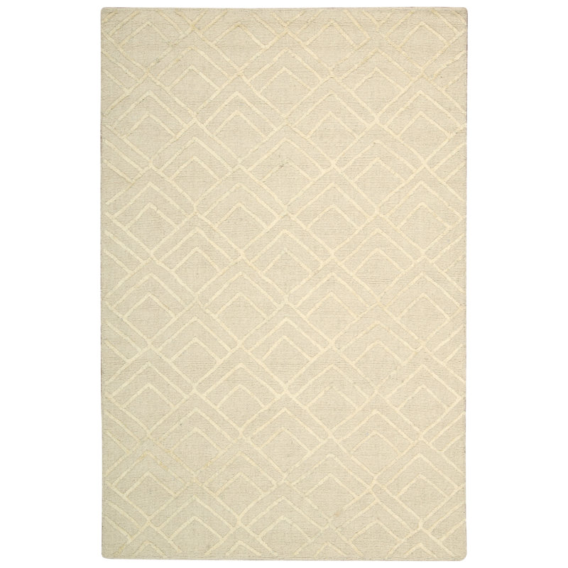 Meekins Wool Geometric Indoor Rug, Rectangle 4' x 6'