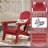 Set Of 8 Foldable Outdoor Adirondack Chair With Cup Holder-1222245845