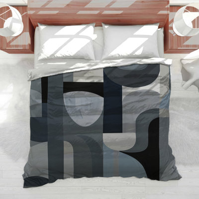 Shapes Bedding Abstract Comforter Minimalist