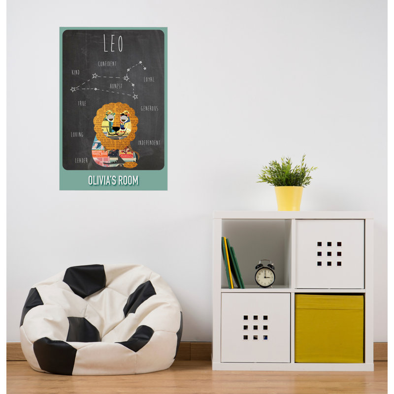 Décalcomanie murale personnalisable leo zodiac, Oui
