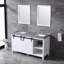 Ensemble de meuble-lavabo double l 60 po x P 22 po avec robinet Marsyas-87289819-87289820