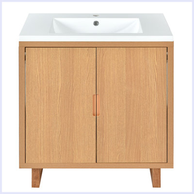 Ensemble de meuble-lavabo moderne avec lavabo
