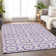 Premium Machine Washable Tweedy Lavender Rug