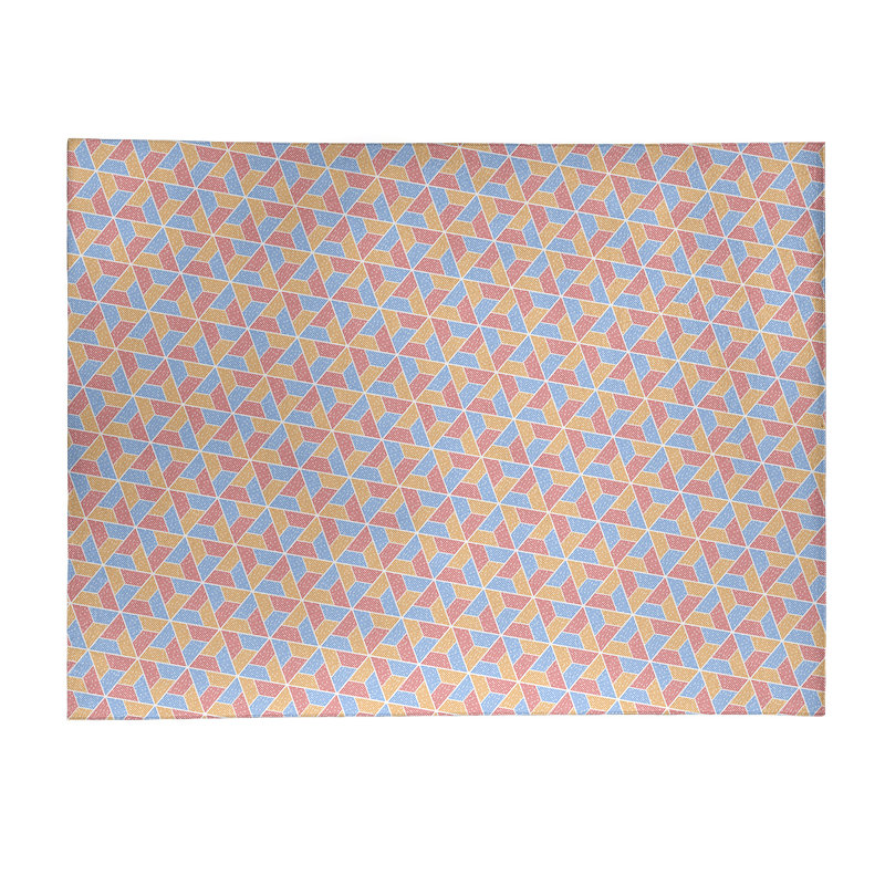 Chenille Geometric Indoor Rug, Rectangle 9' x 12'