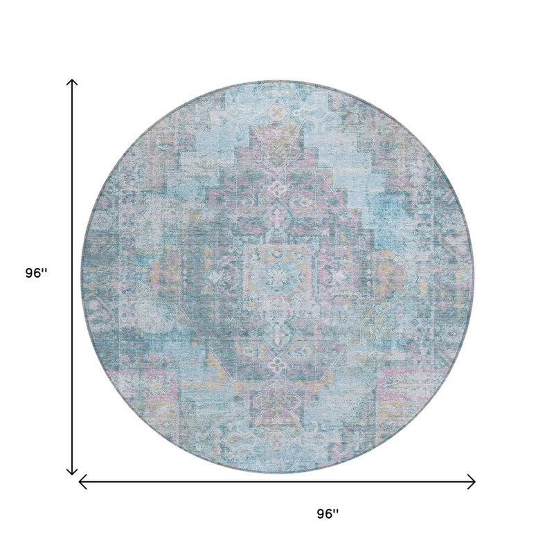 Tapis rond 8 po