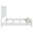 Inverness Distressed Eastern King Upholstered Panel Bed