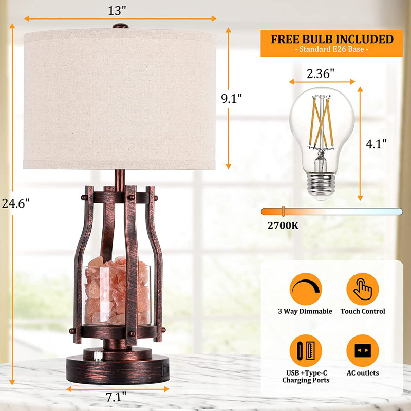 Lampe de bureau en métal Arlenis