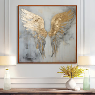 «Angel Angel Radiance», art mural ailes d'ange III