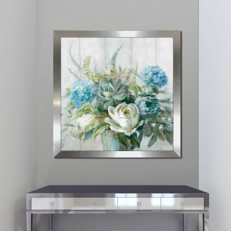 Natural Elegance Crop - Peinture, Encadrement argenté, H 25,5 po x l 25,5 po x P 1 po