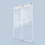 Porte de douche coulissante double semi-sans cadre, porte de douche à dérivation, porte en verre trempé Sgcc-115606718