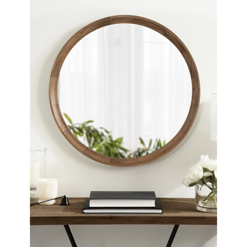 Miroir Zoie, Naturel, 24 po x 24 po