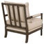 Fauteuil d'appoint rembourré beige et naturel Herndon-327846183-271158091