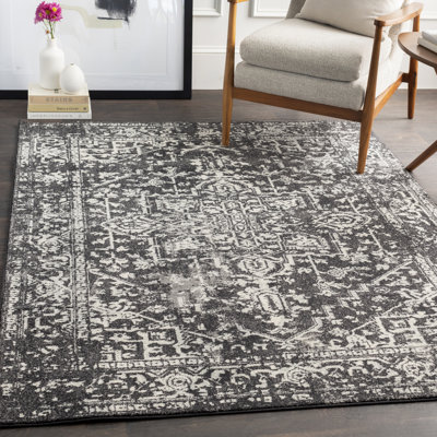 Adelia Machine Woven Oriental Area Rug