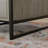 L-Shaped Desk With Minimalist Design, Brown Finish