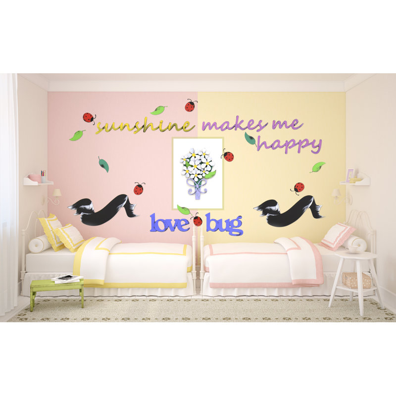 Décoration murale 3D Club Kiddo Love Bug