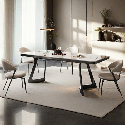 Combinaison de table de salle à manger luxueuse et de chaise