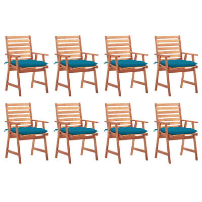 Ruybal Acacia Patio Dining Armchair with Cushion by Wildon Home