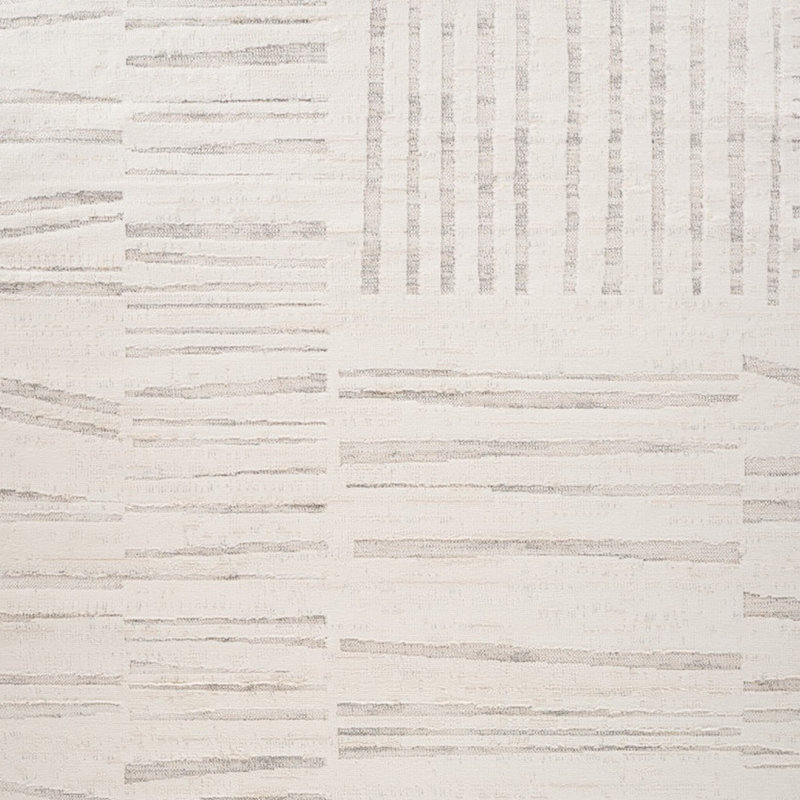 4' X 6' Gray and Beige Geometric Distressed Area Rug