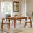 72-92" Extendable Dining Table for 6 to 10 - Rectangle Solid Wood Dining Table
