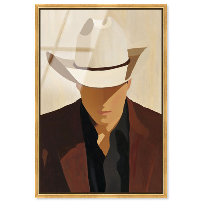 "Cowboy I", impression murale encadrée par Art Remedy, cadre doré, 24 x 36